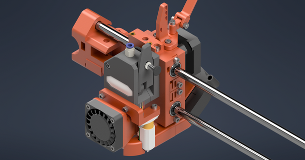 hypercube évolution ultime direct conduire améliorer bltouch + bmg extrudeuse prime filament capteur labs 3D modèles imprimantes mises niveau directdrive hypercube3dprinter hypercubeévolution 3d print model - Mito3D