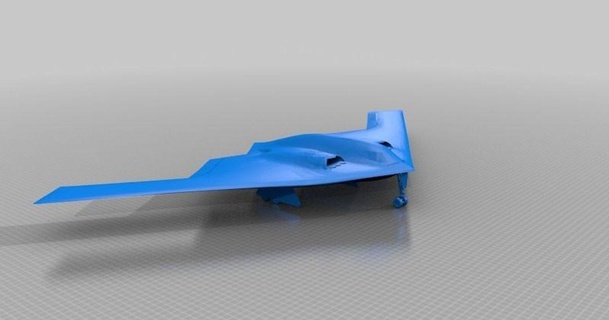 northrop grumman b-2 spirit bomber machvolum 3D Models Toys & Games Vehicles thingiverse 3d print model - Mito3D