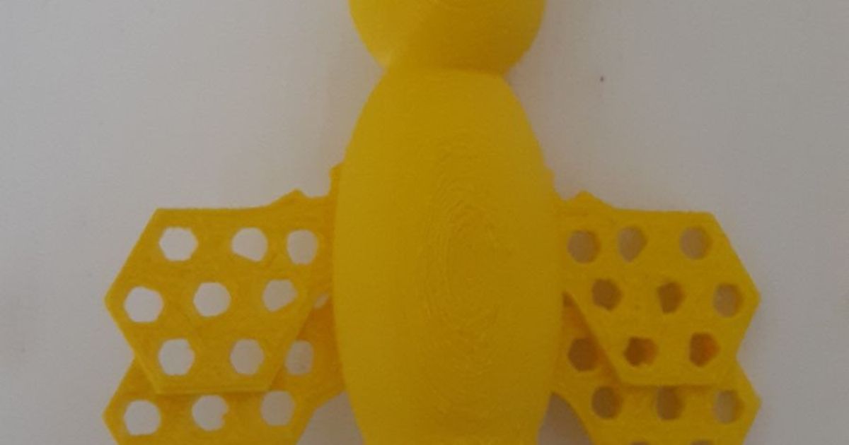 Facile géométrie abeille heureux Mike 3D modèles art conception sculptures 3D print model - Mito3D