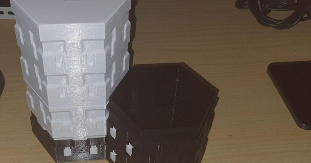 hex conjunto v2 base unidade aleatório 3D modelos passatempo fabricantes organizadores 3d print model - Mito3D