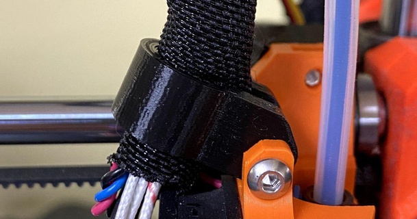 revo hotend clamp prusa mini andrew k 3D Models Printers - Upgrades clip e3drevo harness prusamini 3d print model - Mito3D