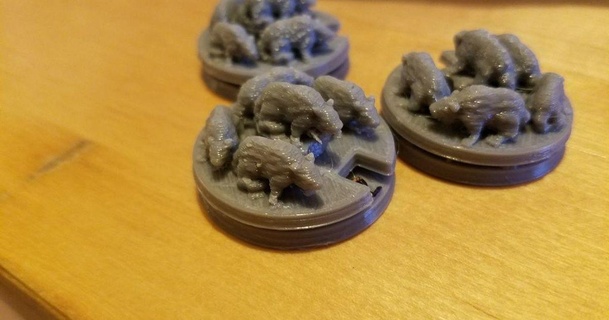 mindthief rat swarm gloomhaven jimmerjammer 3D Models Toys & Games Other thingiverse 3d print model - Mito3D
