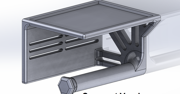 kompakt tuvalet kağıt Kulp destek raf moxieman19 3D modeller ev halkı banyo askı binmek 3d print model - Mito3D