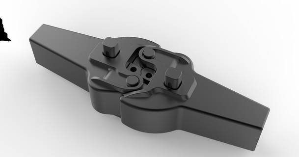 easy to print funcional janney acoplador paso expediente goma diseño 3D modelos pasatiempo hacedores automotor 3d print model - Mito3D