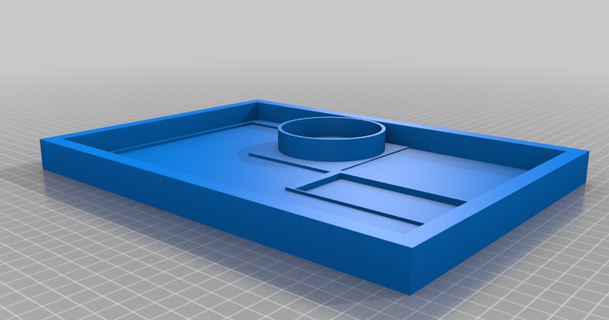 edc despejar bandeja Richard terra 3D modelos casa equipamento thingiverse 3d print model - Mito3D