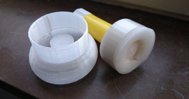 glue-stick moist application sponge holder g-smash marrrs 3D Models Printers Accessories applicator craftbot craftunique craftware gluestick 3d print model - Mito3D