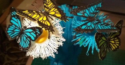 borboleta Thomas baixar livre stl modelo printablescom 3d modelos mundo varreduras animais animal decoração monarca 3d print model - Mito3D