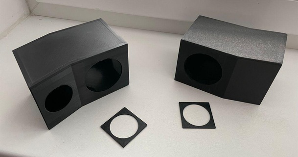 reprobox 36 mm 2 53 altavoz caja filip strapko 3D modelos artilugio audio 36mm 3dprintedspeaker 53mm repro 3d print model - Mito3D