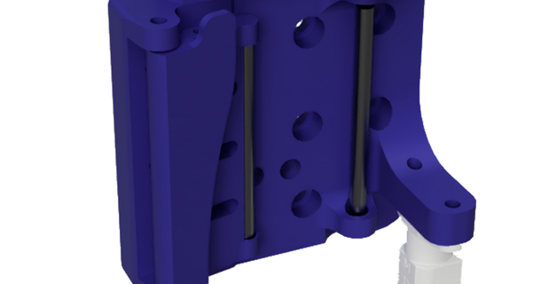 modular pestillo serie extrusoras hombre detrás locura 3D modelos impresoras actualizaciones thingiverse 3d print model - Mito3D