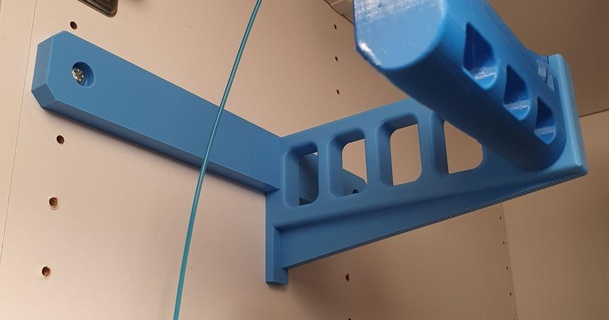 mur monter filament bobine titulaire soutien Ikea platsa marche 39 esprit 3D modèles imprimantes accessoires porte remplisseur 3d print model - Mito3D