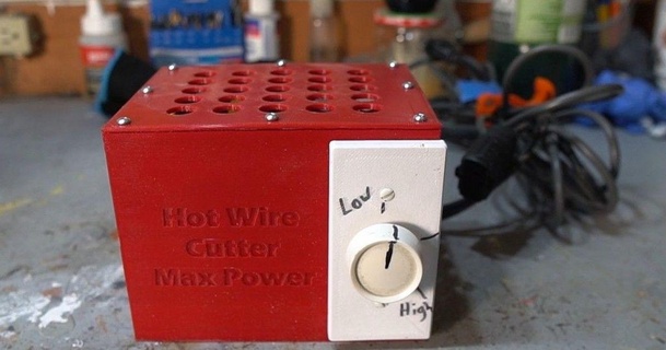 hot wire cutter power supply box andrew w 3D Models Hobby & Makers Tools thingiverse 3d print model - Mito3D