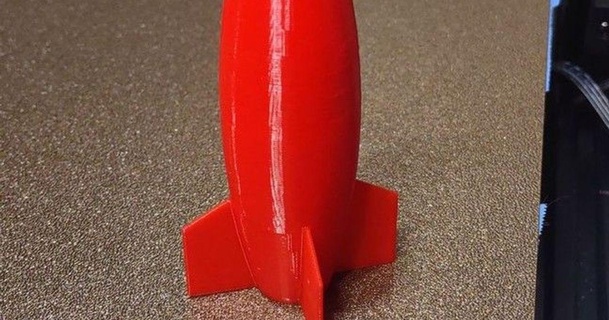 cohete Andrés 3D modelos juguetes juegos vehiculos ModelRocket cohetes astronave thingiverse 3d print model - Mito3D