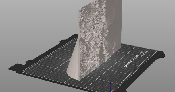 colorado topology map novel support structure pvillano 3D Models Art & Design Sculptures lithopane topographical topograpy 3d print model - Mito3D