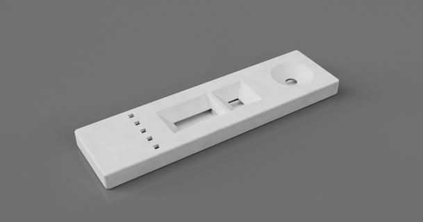 lateral flow test cassette v01 sjogerst 3D Models Healthcare Medical Tools action lab laboratory 3d print model - Mito3D