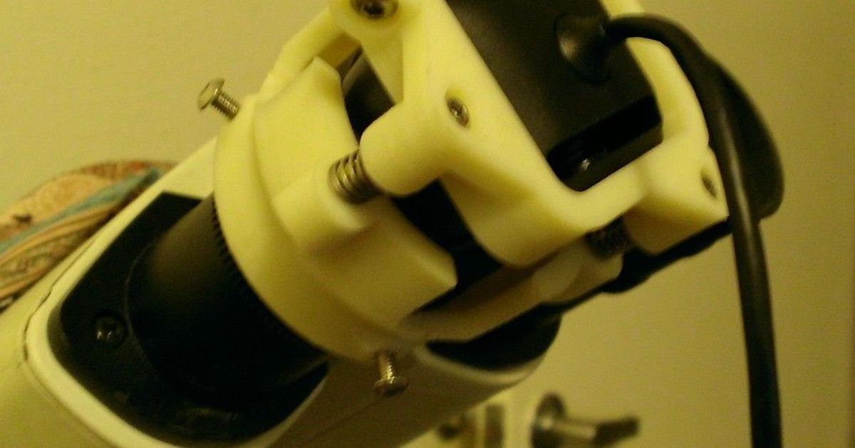 microscópio Webcam monte destroyer2012 3D modelos Aprendendo química biologia abs ultimaker 3D print model - Mito3D
