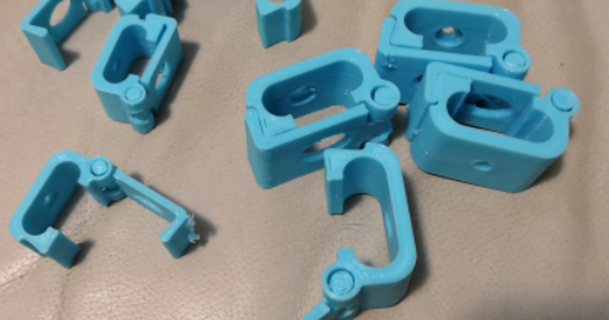 câble organisateur glacial 3D modèles loisir fabricants organisateurs câbles 3d print model - Mito3D