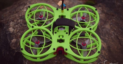 dia owl v3 multipurpose safety 3 quad dialeksi download free stl model printablescom 3d models hobby & makers rc robotics fpv cinequad drone quadcopter 3d print model - Mito3D