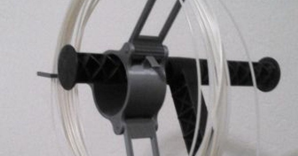 einstellbar Spule lose Filament Ratschen steves42 3D Modelle Drucker Zubehör Fadenscharnier Filamenthalter fusion360 Halter Unterstützung Samplespool 3d print model - Mito3D