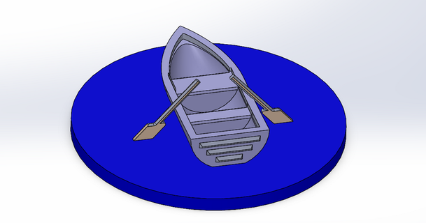 jon boat game token ere830 3D Models Toys & Games Board boats fishing 3d print model - Mito3D