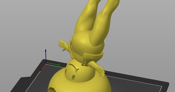 toad legs chewt 3D Models Art & Design Sculptures cursed mario 3d print model - Mito3D