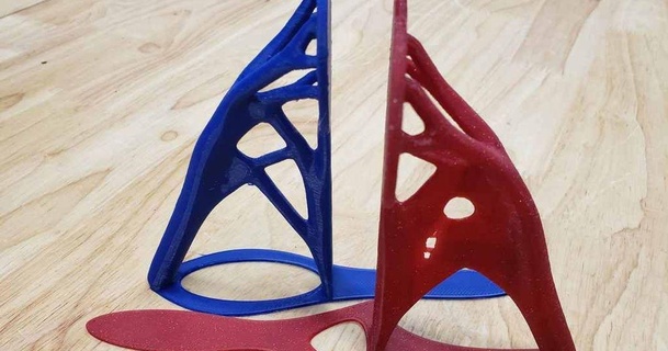 generativo orgánico sujetalibros ev3tech 3D modelos casa oficina arte diseño optimización topología optimizada 3d print model - Mito3D