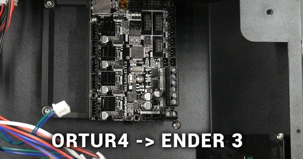ortur 4 Adapter Ender 3 mainboards Teachingtech 3D Modelle Drucker Upgrades ender3 Mainboard ortur4 3d print model - Mito3D