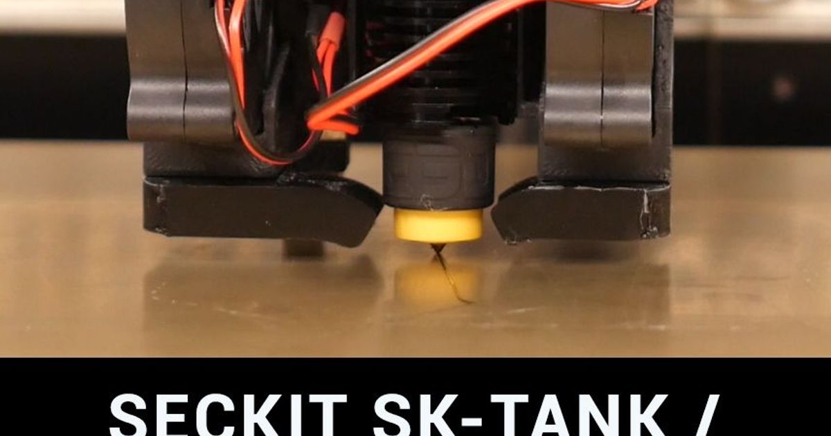 seckit sk tank doble 5015 aficionados e3d revo conducto remezclar enseñanza tecnología 3D modelos impresoras actualizaciones fanducto secokitsktank 3D print model - Mito3D