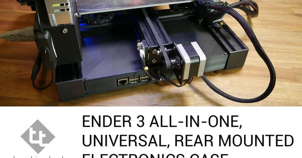 ender 3 one universal rear electronics case teachingtech 3D Models Printers - Upgrades teachingaid thingiverse 3d print model - Mito3D
