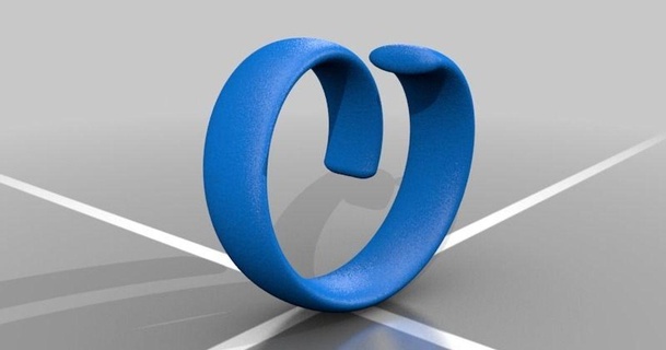 torcido hélice anel sjpiper145 3D modelos moda acessórios bobina Primavera 3d print model - Mito3D