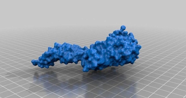 cristal estrutura rato rankl rank complexo sjpiper145 3D modelos Aprendendo química biologia osteoporose classificação 3d print model - Mito3D