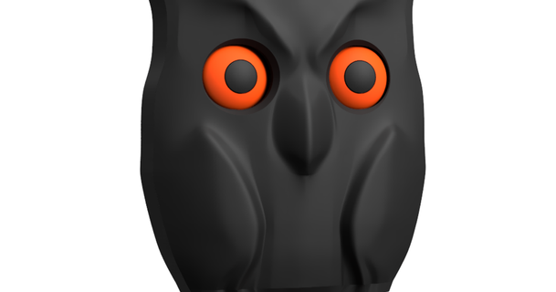 blinking eyes owl wall key holder djedje zr7 3D Models Art & Design Wall-mounted 3d print model - Mito3D