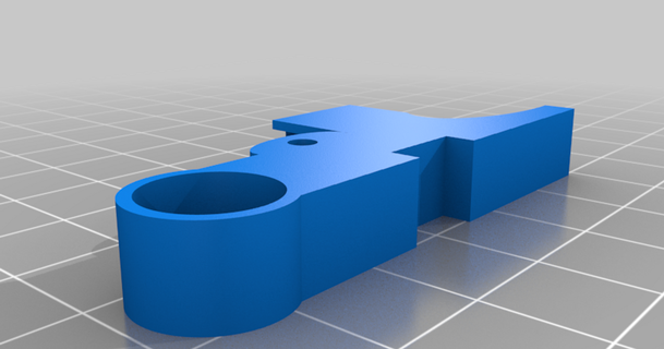 flsun qq s extrusora filamento pressão braçadeira magnático Projeto 3D modelos impressoras Atualizações flsunqq peça reposição thingiverse 3d print model - Mito3D