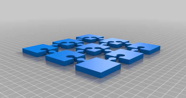Schach Tafel Puzzle Stil großartig Design 3D Modelle Spielzeuge Spiele thingiverse 3d print model - Mito3D