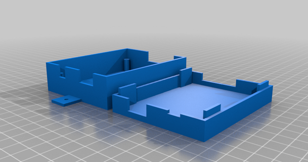 eth02 case magnatic design 3D Models Hobby & Makers Electronics thingiverse 3d print model - Mito3D