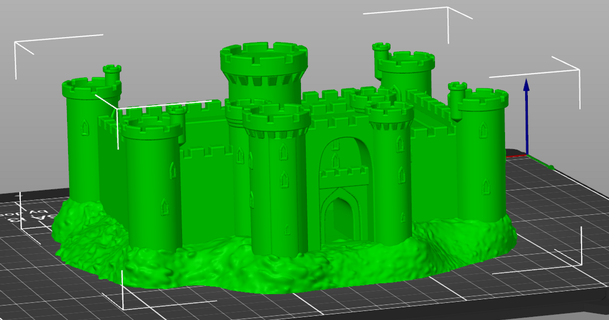 medievale cae prusalab 3D Modelli apprendimento tattile 3d print model - Mito3D