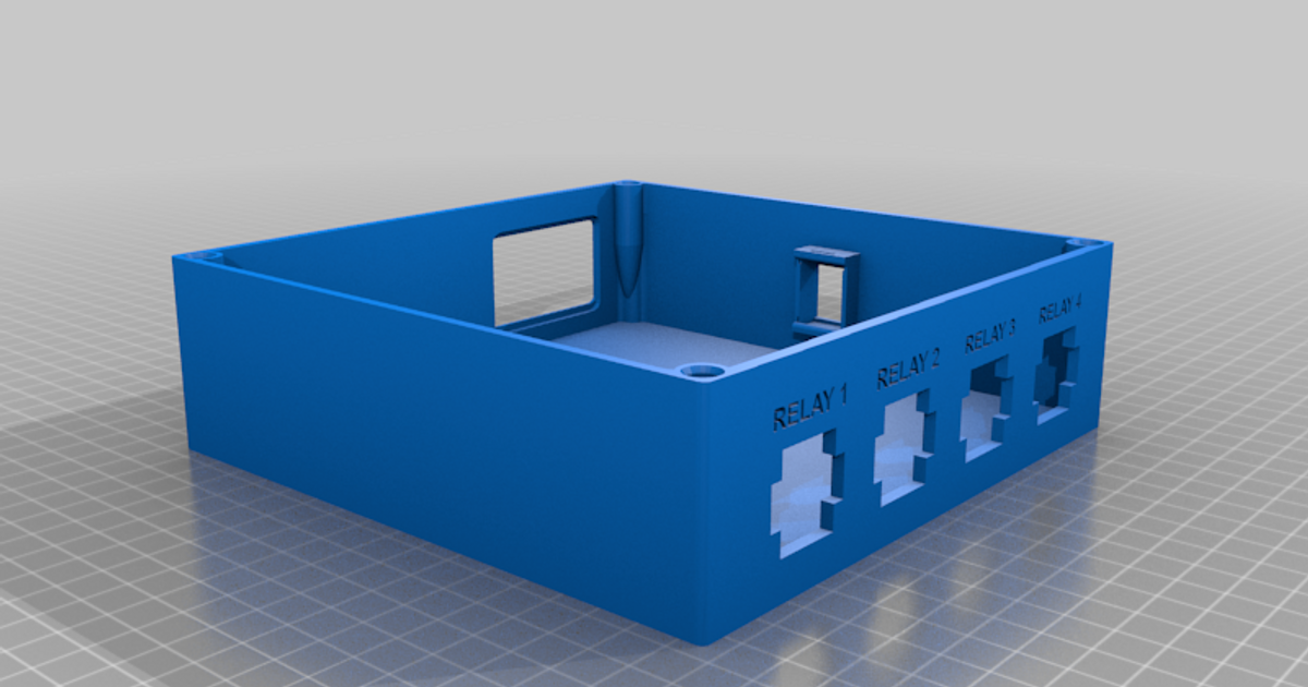 relay box keystone tehgreedo 3D Models Printers Accessories thingiverse 3D print model - Mito3D