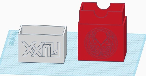 fluxx Cthulhu caixa velcro74 3D modelos brinquedos jogos thingiverse 3d print model - Mito3D