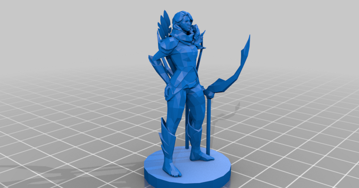 dota 2 windranger mini base loqk 3D Models Toys & Games Other miniatures thingiverse 3D print model - Mito3D