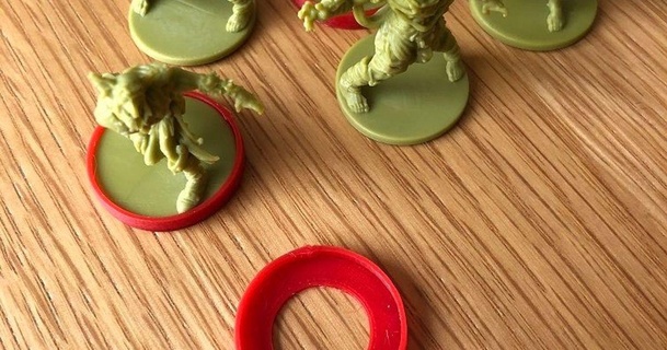 zombicide figure base identifier rings paul howie 3D Models Toys & Games Board accessory boardgame thingiverse 3d print model - Mito3D