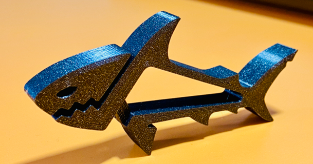 requin agrafe glacial 3D modèles gadgets animaux serrer mâchoire mâchoires 3d print model - Mito3D