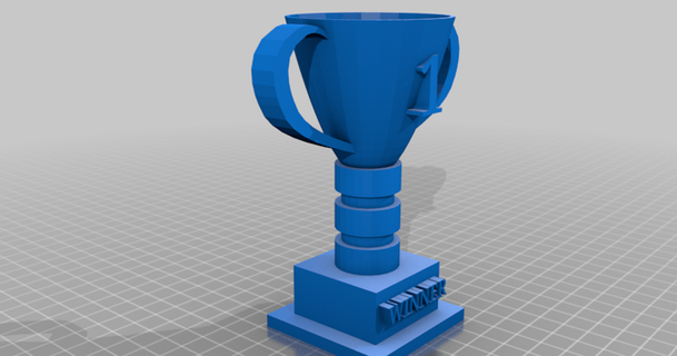 winner's cup chrispunisher218 3D Models Hobby & Makers Other Ideas thingiverse 3d print model - Mito3D