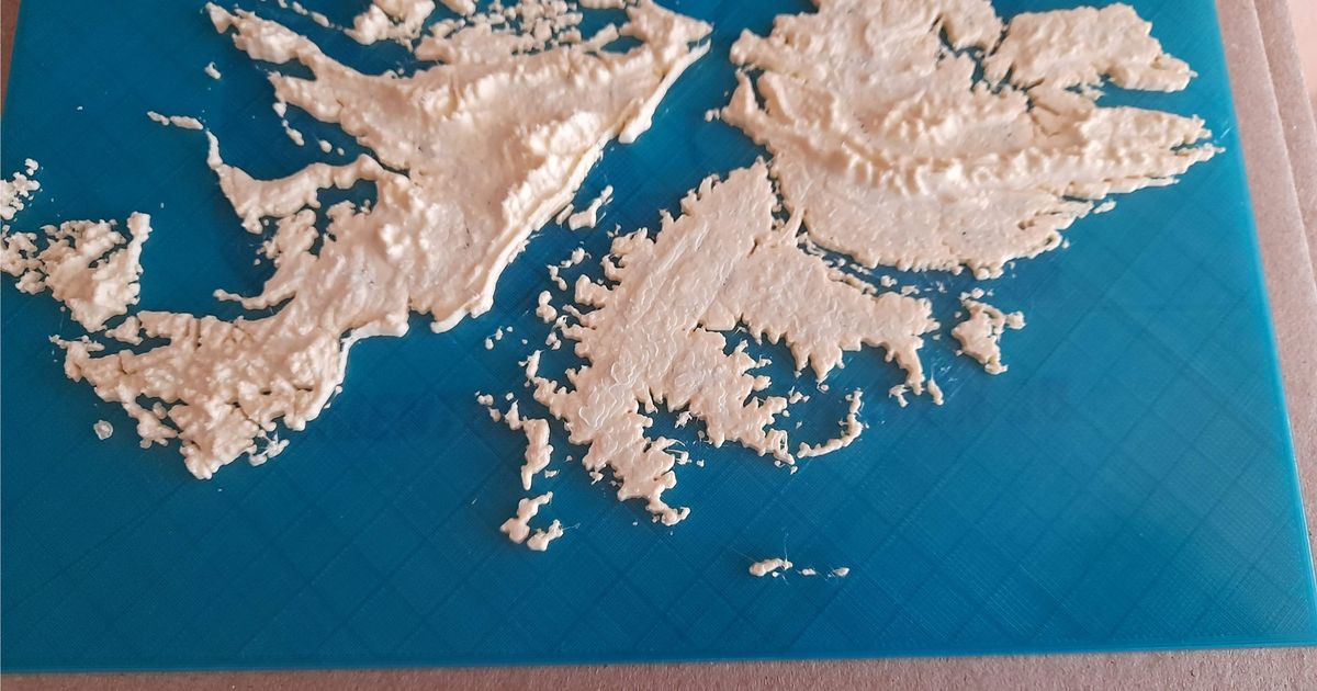 Inseln Malvinas Falkland Inseln ben20610 3D Modelle Lernen 3D Objekte Lernen 3D print model - Mito3D