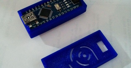 arduino nano v3 caso funda spradlinb descargar gratis stl modelo imprimiblescom 3d modelos pasatiempo hacedores electrónica arduinocase 3d print model - Mito3D