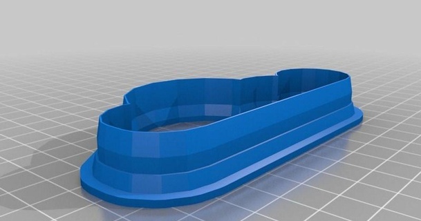 Galleta cortador cabras franco 3D modelos casa cocina galletas openscad 3d print model - Mito3D