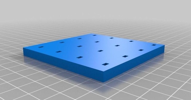 led 4x4 cube jig frankv 3D Models Hobby & Makers Electronics thingiverse 3d print model - Mito3D