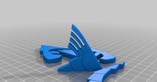lobster triangle frankv 3D Models Toys & Games Puzzles Brain-teasers tessellation thingiverse 3d print model - Mito3D