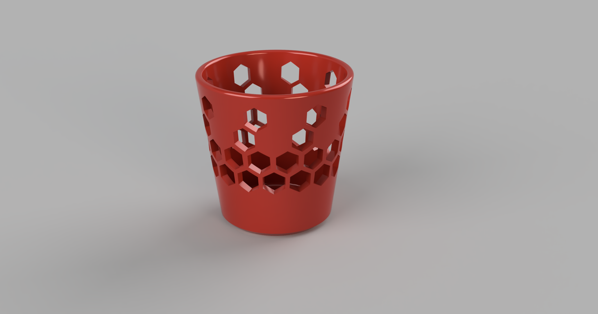 universale esagono tazza lanterna portapenne exe 3D Modelli domestico casa arredamento candela decorazione 3D print model - Mito3D