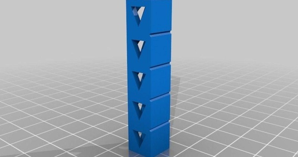 pla - temp calibration tower dtomyy 3D Models Printers Test customized thingiverse 3d print model - Mito3D
