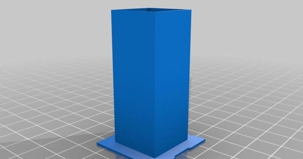 20x20x50mm dtomyy 3D Modelli stampanti test thingiverse 3d print model - Mito3D