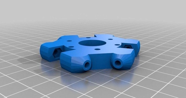 kossel effettore buco distanza 30mm dtomyy 3D Modelli stampanti aggiornamenti thingiverse 3d print model - Mito3D